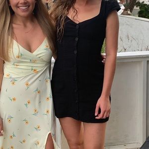 Zara Button-Up Mini Dress